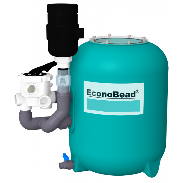 EconoBead 60 (9000galls) 65kg Beads (2″ connections)