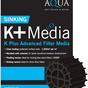 Kplus Advanced Filter Media 25Litre Black (sinking)