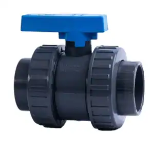 1.5” Ball Valve (Double Union) Omega “High Quality”  Blue Handle