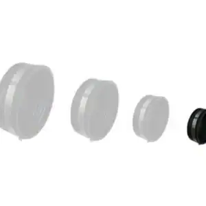 rubber End Caps With Clips 1.5”