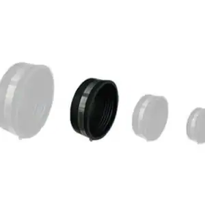 rubber End Caps With Clips 3”