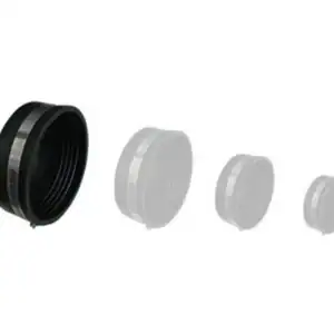 rubber End Caps With Clips 4”