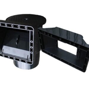Standard black in-wall skimmer (liner / concrete)